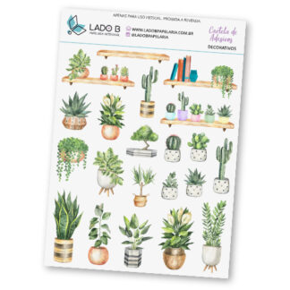 adesivos plantas aquarela 2