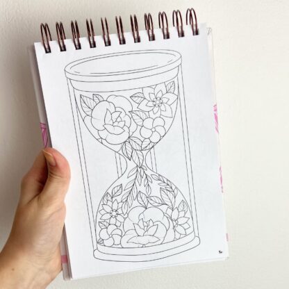 Bloco Livro de Colorir - Flores - Imagem 4